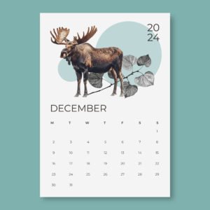 A6 Magnetic Calendar
