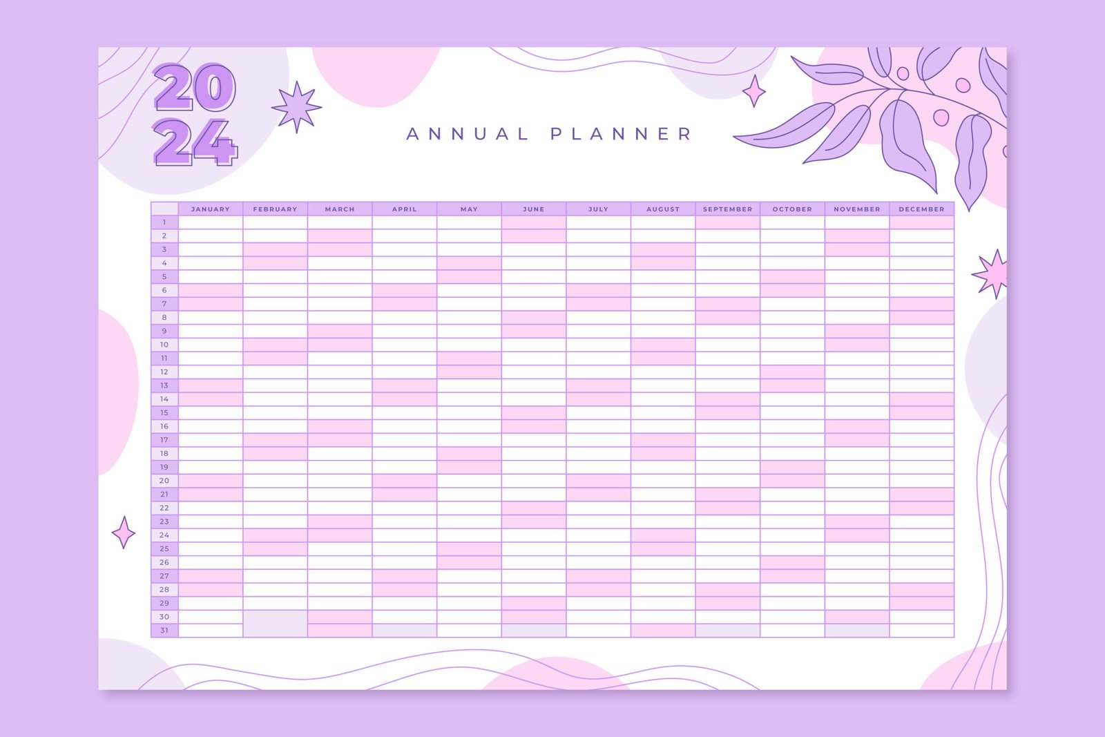 Yearly Planner